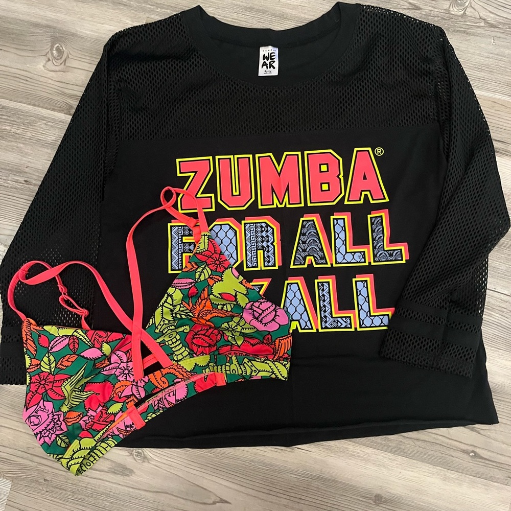 Zumba Bra/cropped Top bundle :)